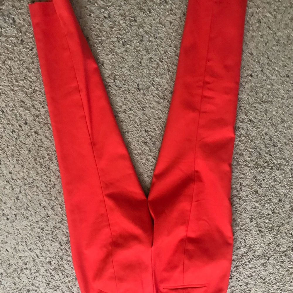 Loft red slacks - Picture 4 of 4